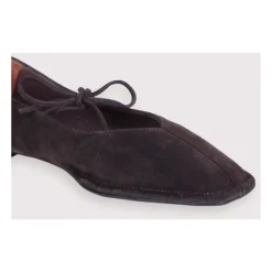 Discount Sway Ballerina sko i ruskindslæder Dame Ballerina Sko