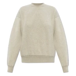 Clearance Sweatshirt med en kort stående krave Dame Sweatshirts