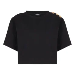 Hot Sweatshirt med knapper Dame T-Shirts