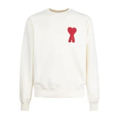 Sweatshirt med maxi hjerte logo Trøjer|Sweatshirts