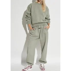 New Sweatshirt med trykt logo Dame Sweatshirts
