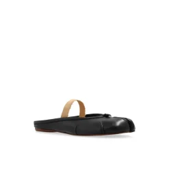 Online Tabi split-tå læder slides Dame Loafers