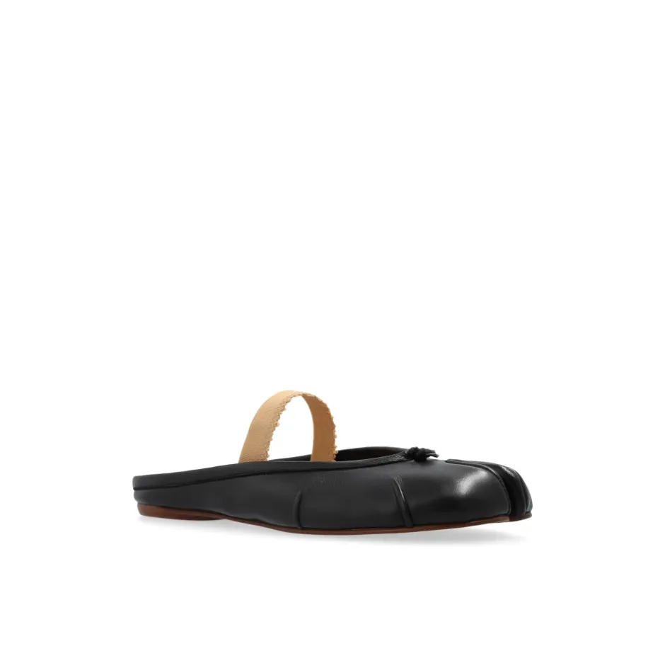 Online Tabi split-tå læder slides Dame Loafers