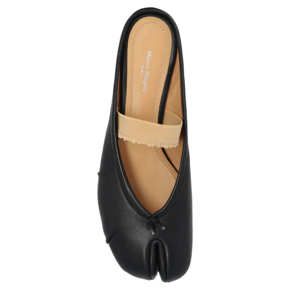 Online Tabi split-tå læder slides Dame Loafers