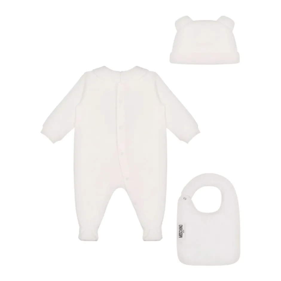 Teddy Print Baby Tøj Sæt Børn Bodystocking & Sæt
