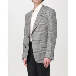 Clearance Tidløs Check Blazer Jakkesæt