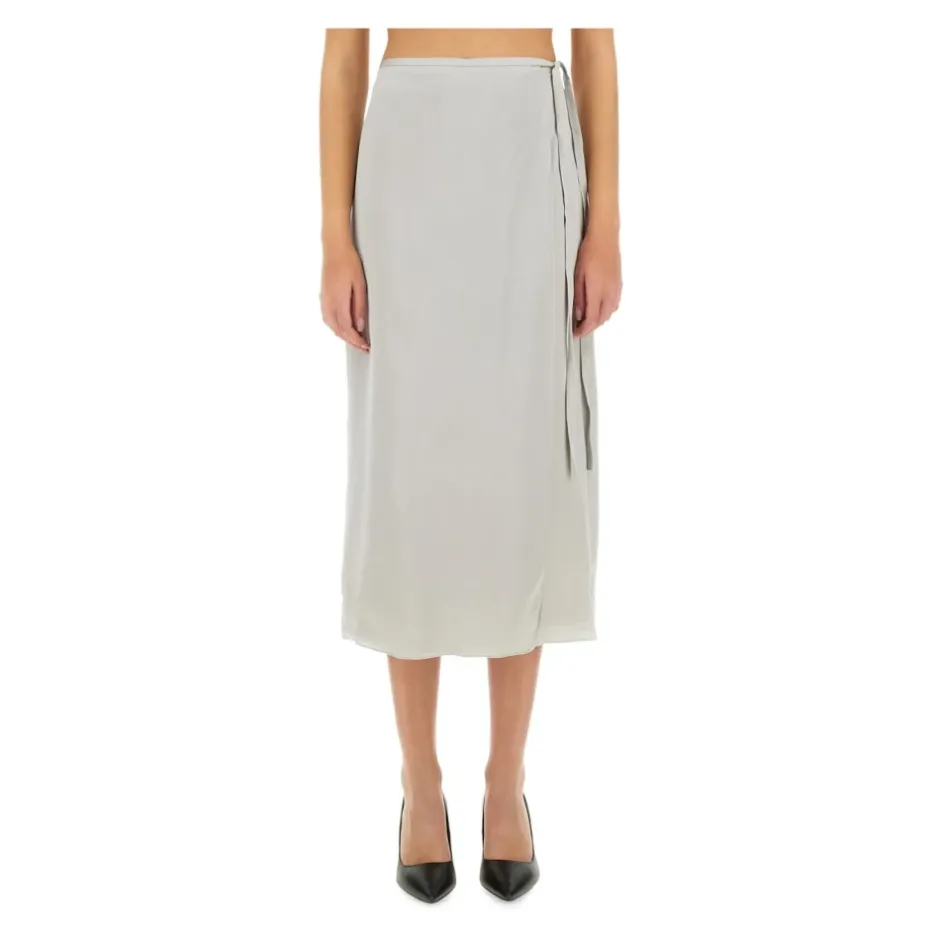 Discount Tie Wrap Skirt Dame Nederdele