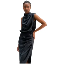 Best Tilda satin kjole Dame Kjoler