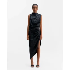 Best Tilda satin kjole Dame Kjoler