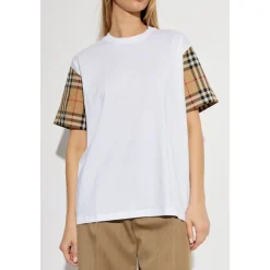 Clearance Tjek Ærmer T-Shirt Dame T-Shirts
