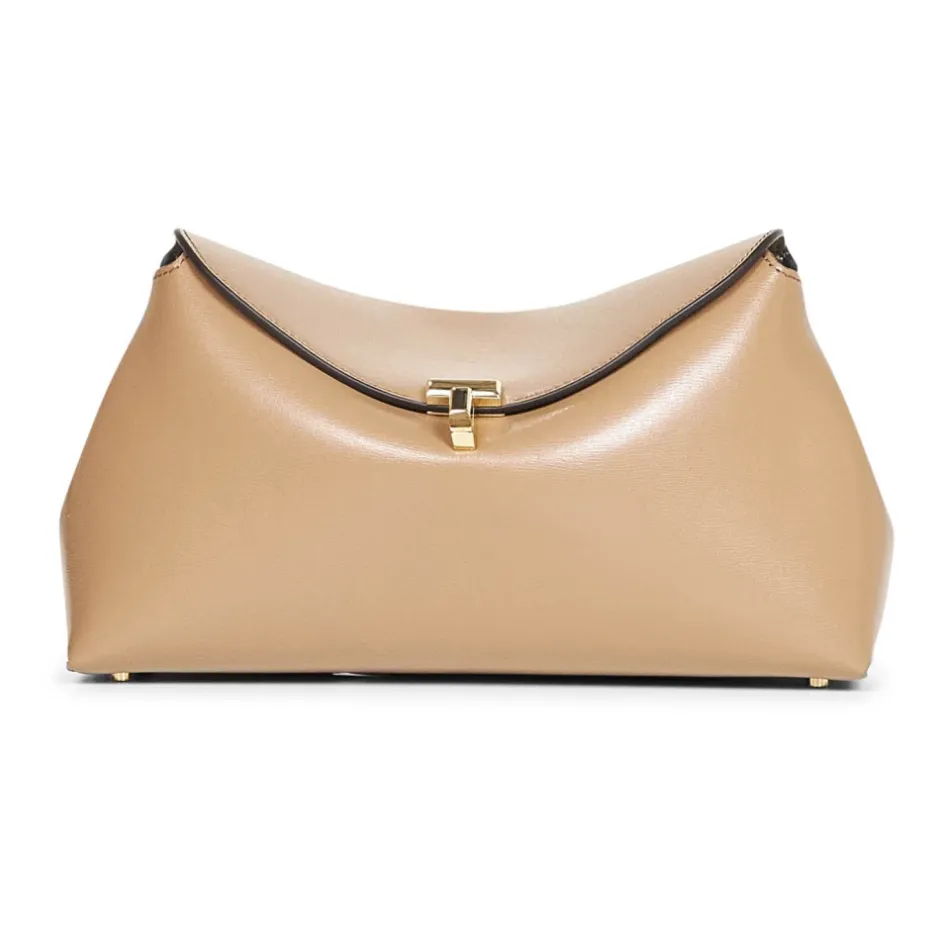 Outlet T-Lock Læder Clutch Dame Clutch