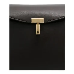 Online T-Lock Leather Clutch Dame Skuldertasker