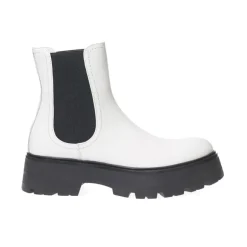 To-farvet Chelsea støvler børstet læder Dame Chelsea Boots