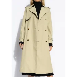 Trenchcoat med bælte Dame Frakker