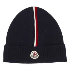 Hot Tricolor Trimmed Wool Beanie Børn Huer & Kasketter