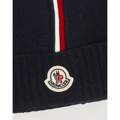 Hot Tricolor Trimmed Wool Beanie Børn Huer & Kasketter
