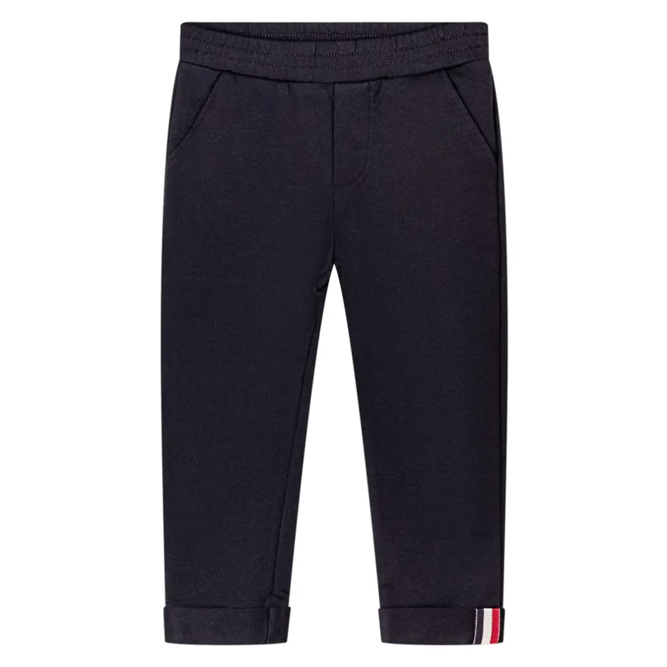 Best Tricolore-kantede bomulds joggingbukser Børn Underdele