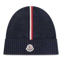 New Tricolor-Trimmed Wool Beanie Børn Huer & Kasketter
