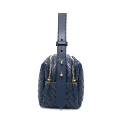 Online Trousse Woven Leather Dame Skuldertasker