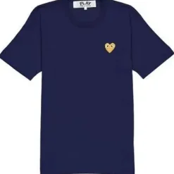 Online T-Shirt Gold Emblem Knit T-Shirts
