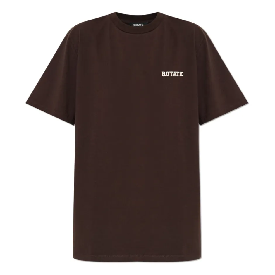 Outlet T-shirt med broderet logo Dame T-Shirts