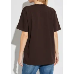 Outlet T-shirt med broderet logo Dame T-Shirts