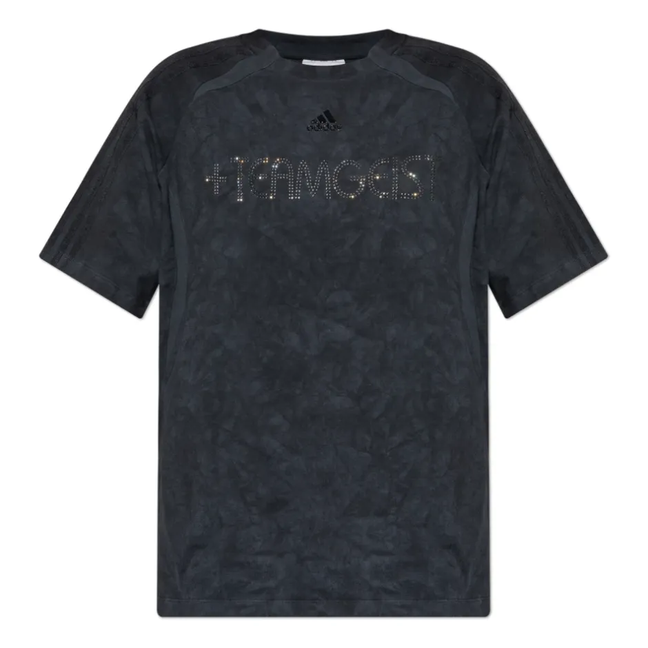 Hot T-shirt med skinnende applikationer Dame T-Shirts