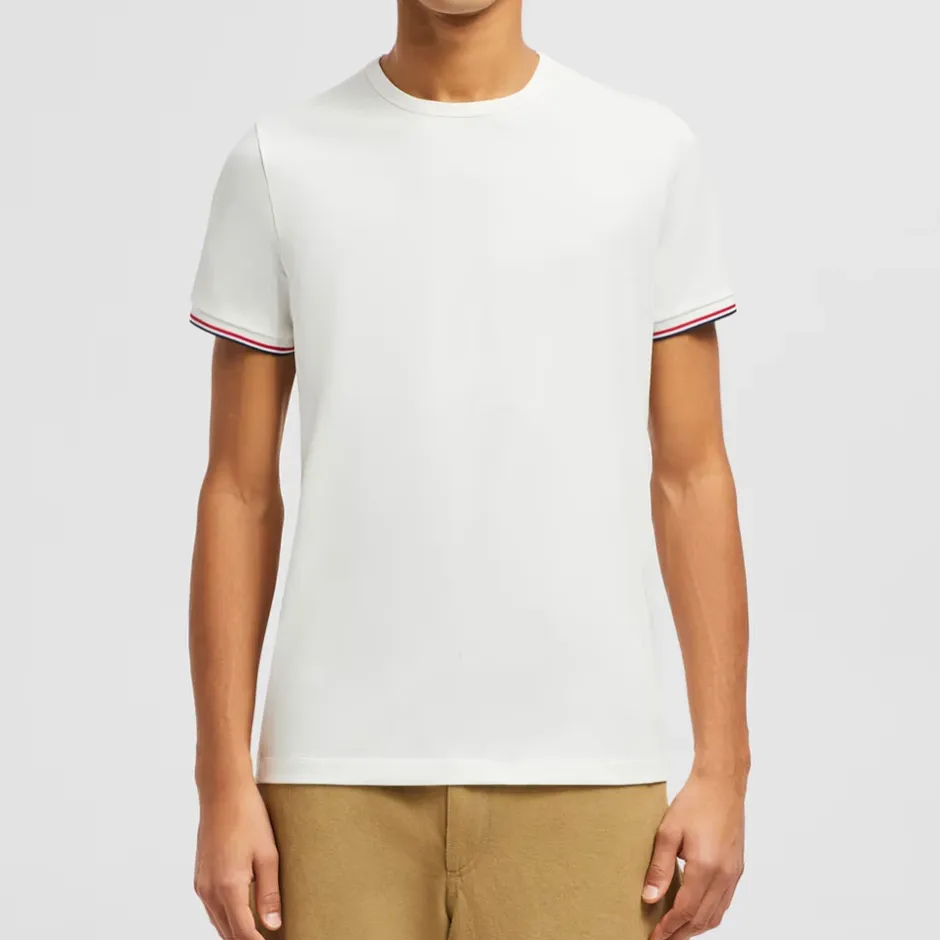Hot T-shirt med tricolore-kant T-Shirts