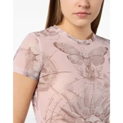 Tulle Pure Fit T-Shirt Butterfly Tattoo T-Shirts & Toppe