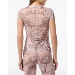 Tulle Pure Fit T-Shirt Butterfly Tattoo T-Shirts & Toppe