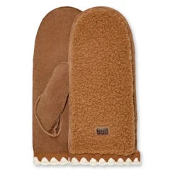 Online fluff Scalloped Mitten Dame Handsker