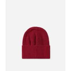 Sale Uld Beanie Hue med Sort Mærke og Logo Børn Huer & Kasketter