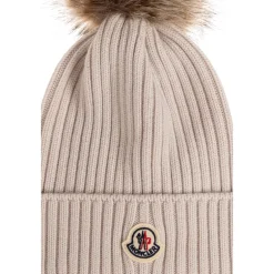 New Uld Beanie med Pom Pom Børn Huer & Kasketter