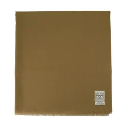 Clearance Uld Beige Tørklæde Dame Tørklæder