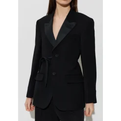 Online Uld Blazer Med Enkel Slids Dame Jakker