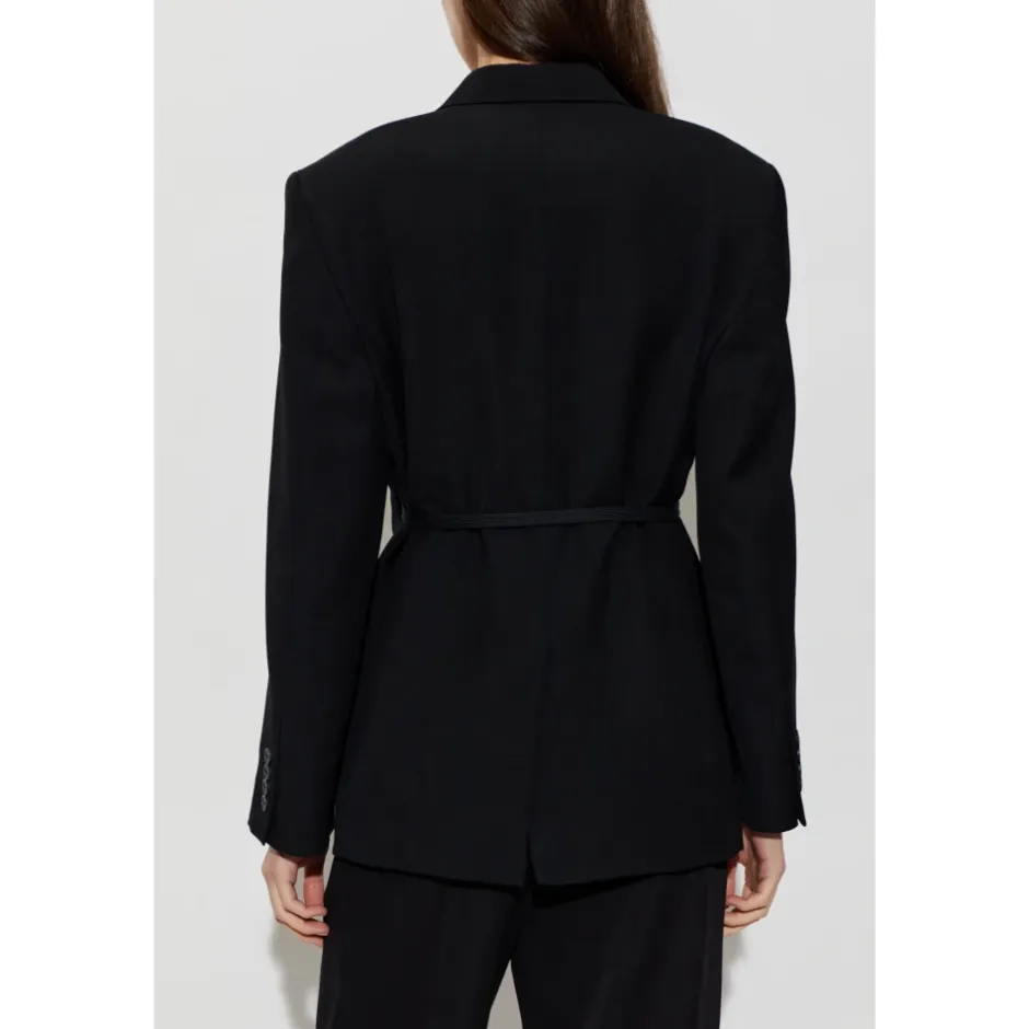 Online Uld Blazer Med Enkel Slids Dame Jakker