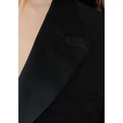 Online Uld Blazer Med Enkel Slids Dame Jakker