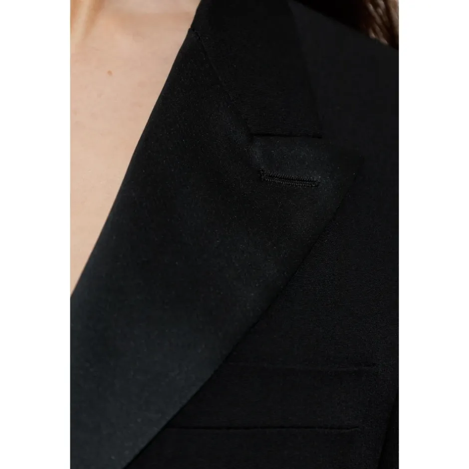 Online Uld Blazer Med Enkel Slids Dame Jakker
