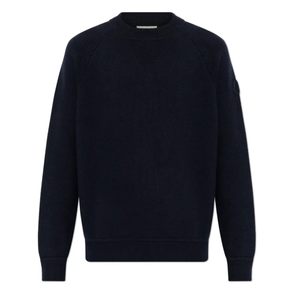 Uld og Cashmere Crewneck Sweater Strik