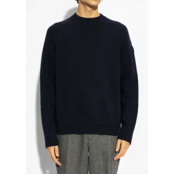 Uld og Cashmere Crewneck Sweater Strik