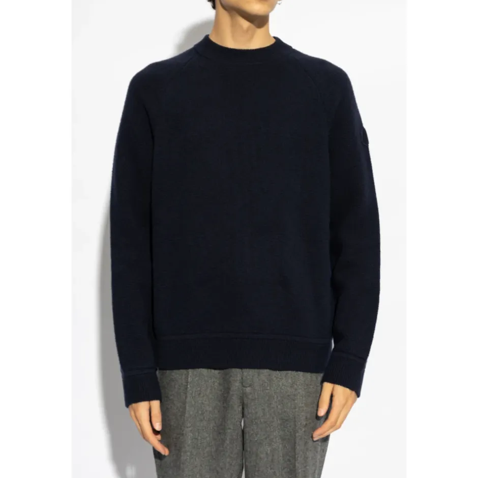Uld og Cashmere Crewneck Sweater Strik