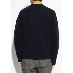 Uld og Cashmere Crewneck Sweater Strik