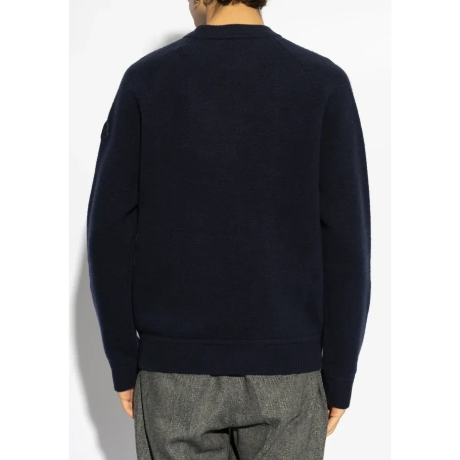 Uld og Cashmere Crewneck Sweater Strik