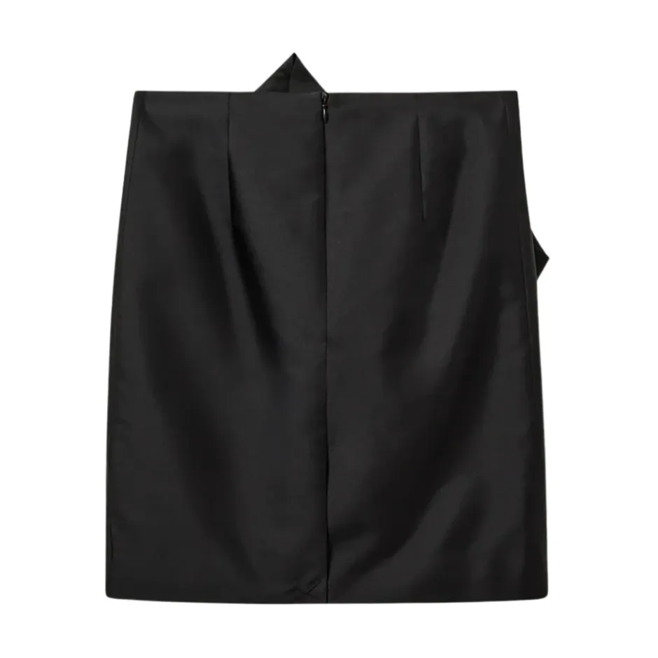 Best Umami Draped Silk Skirt Dame Nederdele