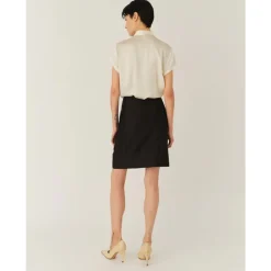 Best Umami Draped Silk Skirt Dame Nederdele