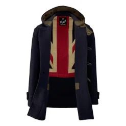 Union Jack Mid Monty Duffle Coat Frakker