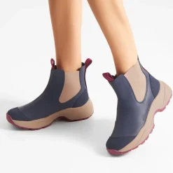 Vandtæt Slip-On Støvle Mørke/Beige Dame Chelsea Boots