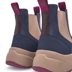 Vandtæt Slip-On Støvle Mørke/Beige Dame Chelsea Boots
