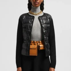 Hot Vatteret uld cardigan - Elegant klassiker Dame Jakker