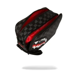 Clearance Vegan Læder Beauty Case Pochette Shark Dame Toilettasker
